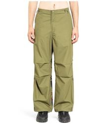 Maharishi Dragon-print Straight Trousers in Blue for Men