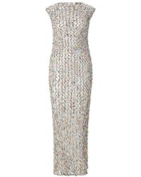 SMINFINITY - Handgestricktes Maxikleid - Lyst