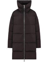 DUNO - Jassen ,Bruin ,Lichtgewicht Oversized Lange Pufferjas - Lyst