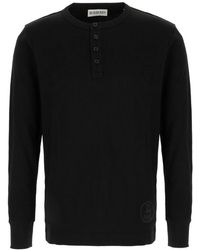 Burberry - Tops ,Zwart ,Long Sleeve T-Shirt - Lyst