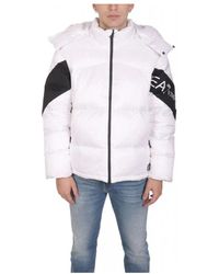 EA7 - Oversized Down Jacket - Lyst