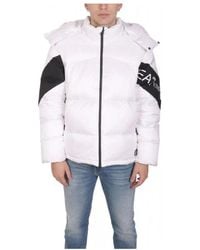 EA7 - Oversized Down Jacket - Lyst