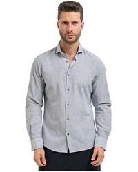 Yes-Zee - Linnen Blend Shirt - Lyst