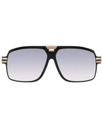 Cazal - Einzigartige vintage-stil sonnenbrille mit metall-details - Lyst