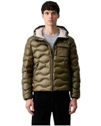 Blauer - Jassen ,Groen ,Polyester Kort Sorona Aura Gewatteerd Jack Bryant - Lyst