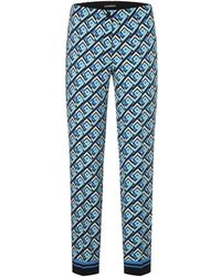 Cambio - Broeken ,Blauw ,Slim-Fit Broek - Lyst