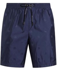 Dolce & Gabbana - Badmode ,Blauw ,Polyester Swim Shorts - Lyst