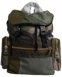 Dolce & Gabbana - Zaino Militare In Canvas - Lyst