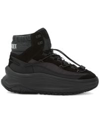 Moon Boot - Schwarze Schnürschuhe Mit Dicker Sohle - Lyst