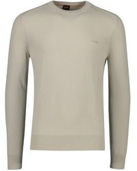 HUGO - Round-Neck Knitwear - Lyst