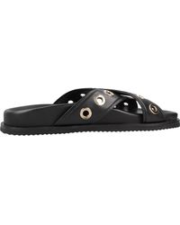 Gioseppo - Schoenen ,Zwart ,Stijlvolle Sandaal Slippers - Lyst