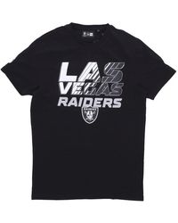 KTZ - Tops ,Zwart ,Katoen Las Vegas Raiders Logo T-Shirt - Lyst