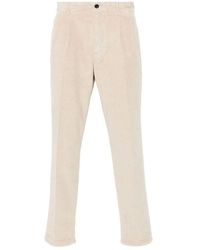 Incotex - Schmale beige baumwollhose,hellblaue cordhose tapered,trousers - Lyst
