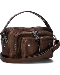 Nunoo - Bronzene Metallic Schultertasche Helena - Lyst