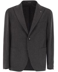 Tagliatore - Enkelrijige Blazer Van Wolmix - Lyst