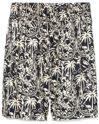 Laneus - Elastische Taille Shorts - Lyst