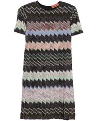 Missoni - Zig Zag Korte Jurk - Lyst