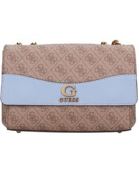 Guess - Tassen ,Bruin ,Leer Tassen. Bruin - Lyst
