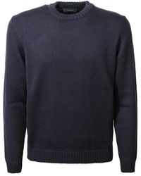 Zanone - Round-Neck Knitwear - Lyst