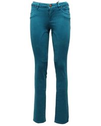 Siviglia - Stretch-Türkise Delave-Hose - Lyst