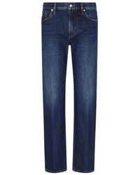 Emporio Armani - Straight Fit Jeans - Lyst