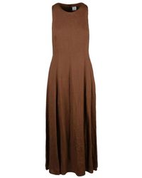 Eleventy - Flared Lange Jurk - Lyst