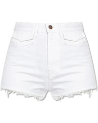Chloé - Denim Shorts Met Een Vintage Effect - Lyst