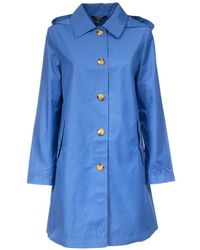 Ralph Lauren - Jassen ,Blauw ,Katoen Trench Lauren - Lyst