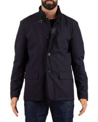 Fay - Korte Jas Van Stretch Jersey - Lyst
