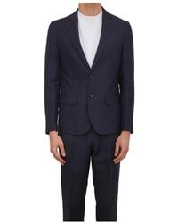Antony Morato - Jassen ,Blauw ,Leer Giacca Per Completo - Lyst