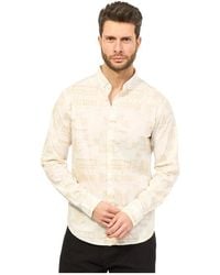 Armani Exchange - Slim fit weiße popeline hemd - Lyst