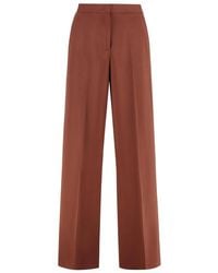 Pinko - Wide Leg Tailored Pants - Lyst