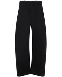 Lemaire - Twisted Belted Pants - Lyst