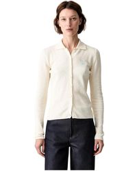 KENZO - Truien & Vesten ,Katoen Tulip Embroidered Cardigan - Lyst