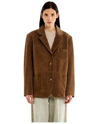 ViCOLO - Wildleder-Overshirt - Lyst