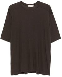 Paura - Tops ,Bruin ,Katoen Bruine Regular Fit T-Shirt - Lyst