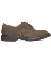 Tricker's - Schoenen ,Bruin ,Suède Bruine Ballerina Schoenen Stijlvolle Collectie - Lyst