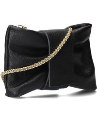 Notre-v - Elegante Schwarze Bowi Schultertasche - Lyst