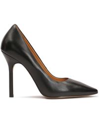 Kazar - Schwarze Lederschuhe Mit Dünnem Stiletto-Absatz - Lyst