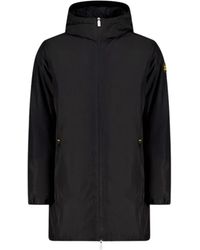 Ciesse Piumini - Jassen ,Zwart ,Polyester Gunbu Lange Gewatteerde Jas - Lyst