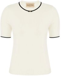Valentino Garavani - Round-Neck Knitwear - Lyst