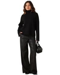 Object - Truien & Vesten ,Zwart ,Polyester Objreynard High Neck Pullover - Lyst