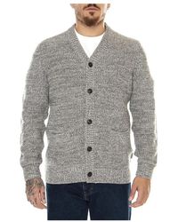 Barbour - Truien & Vesten ,Grijs ,Katoen Cardigan - Lyst