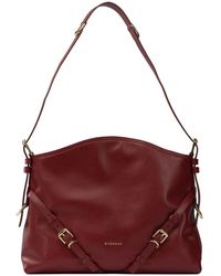 Givenchy - Rode Schoudertas V-Vormige Silhouet - Lyst