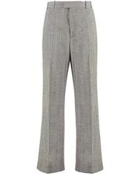 Bottega Veneta - Zijden Flare Broek Met Zakken - Lyst