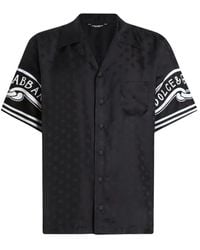 Dolce & Gabbana - Bandana Silk Shirt - Lyst
