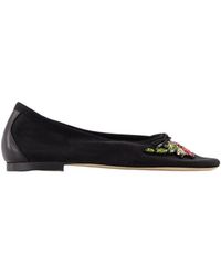Simone Rocha - Schoenen ,Zwart ,Mesh Ballerina's - Lyst