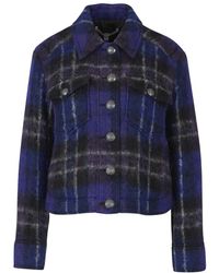 Veronica Beard Wool Checkered Jacket - Blauw