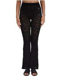 Akep - Openwork Straight-Leg Hosen - Lyst