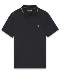 Lyle & Scott - Golf 1874 Tipped Tech Polo - Lyst